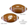 Inflatable Sports Beach Ball (16" Football)